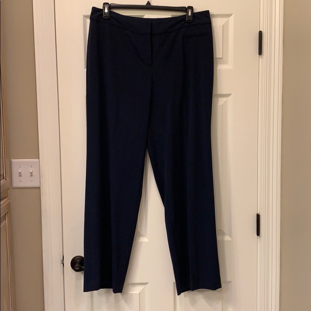 Cato 16W Wide Leg Navy Dress Slacks